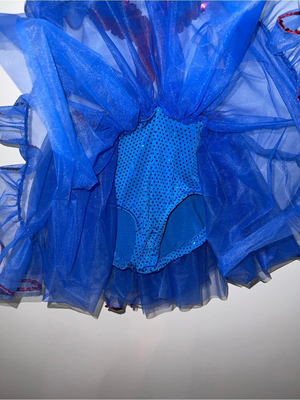 A Wish Come True “Good Ship Lollipop” Dance Costume Red White Blue